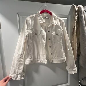 Women's White Denim Jacket